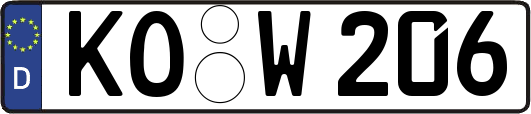 KO-W206