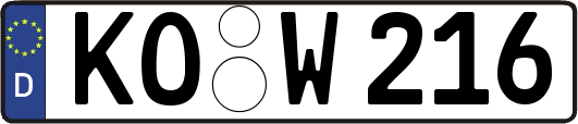 KO-W216