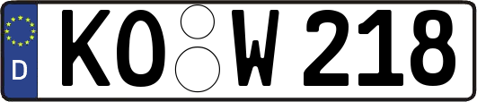 KO-W218