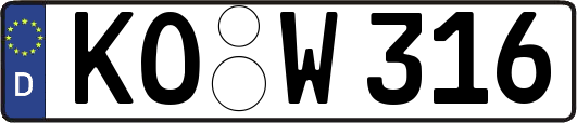 KO-W316