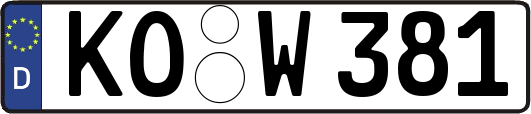 KO-W381