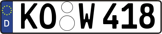 KO-W418