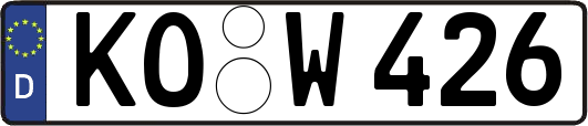KO-W426