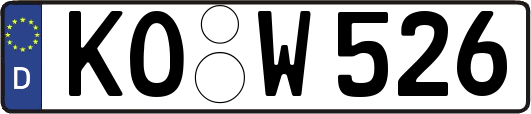 KO-W526