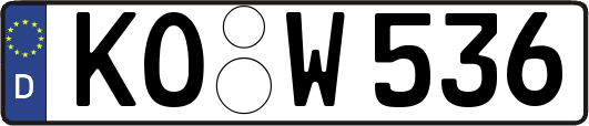 KO-W536