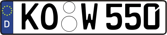KO-W550