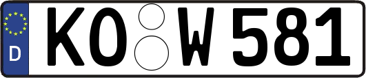 KO-W581