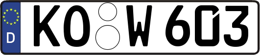 KO-W603