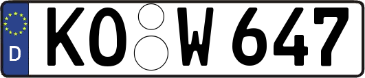 KO-W647