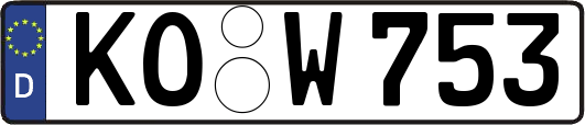 KO-W753
