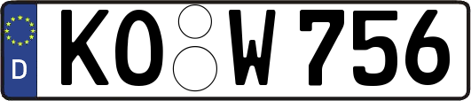 KO-W756