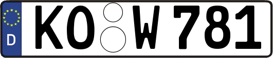 KO-W781