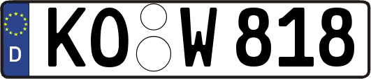 KO-W818