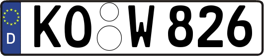 KO-W826
