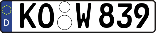 KO-W839