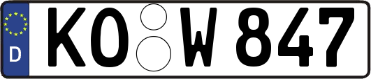 KO-W847