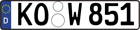 KO-W851