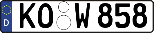 KO-W858
