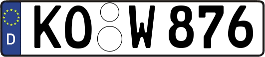 KO-W876