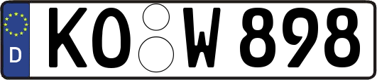 KO-W898