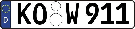 KO-W911