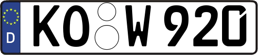 KO-W920