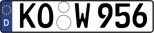 KO-W956