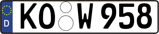 KO-W958