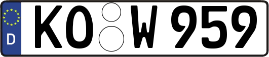 KO-W959