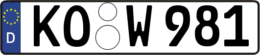 KO-W981