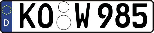 KO-W985