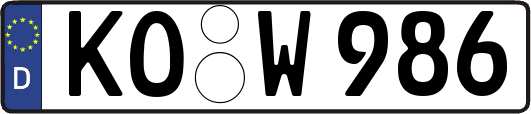 KO-W986