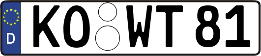 KO-WT81