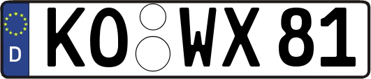 KO-WX81