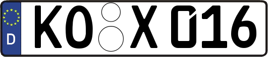 KO-X016