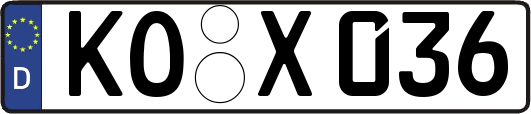 KO-X036