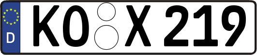 KO-X219