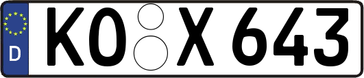 KO-X643