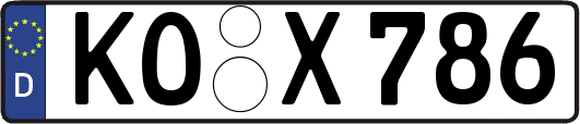 KO-X786