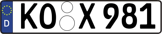 KO-X981