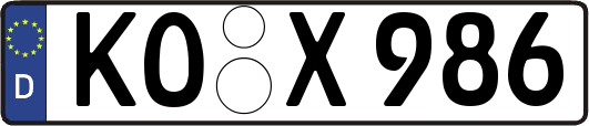 KO-X986