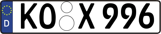 KO-X996