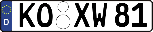 KO-XW81