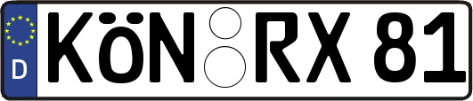 KÖN-RX81