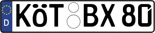 KÖT-BX80