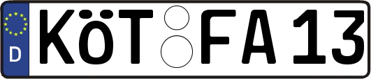 KÖT-FA13