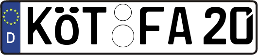 KÖT-FA20