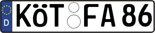 KÖT-FA86
