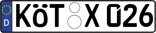KÖT-X026