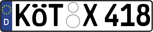 KÖT-X418